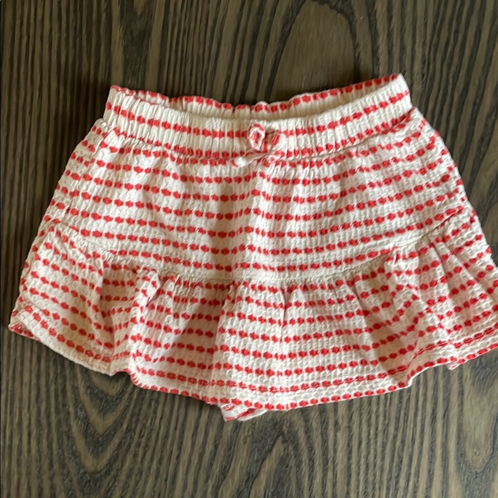 Zara Kids Striped Ruffle Skort